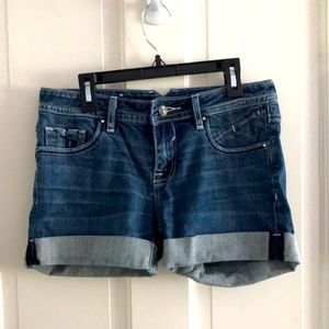 Denim shorts